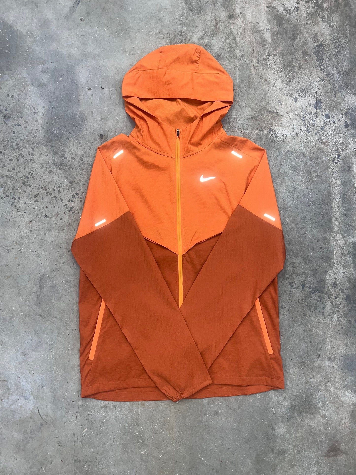 windrunner jacket - orange