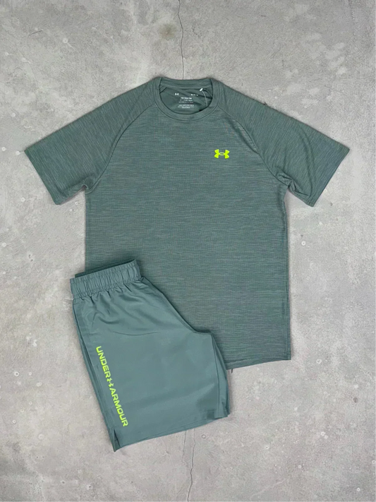 UN/ARM SHORT SET - GREEN NEON