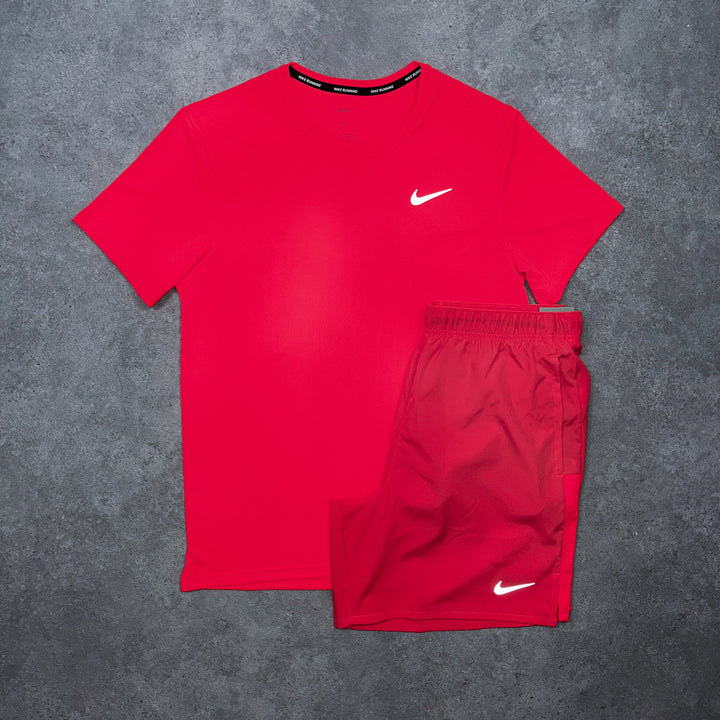 nke mlr short set - red
